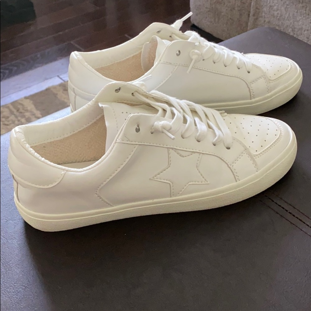 Boost Faux Leather Sneakers